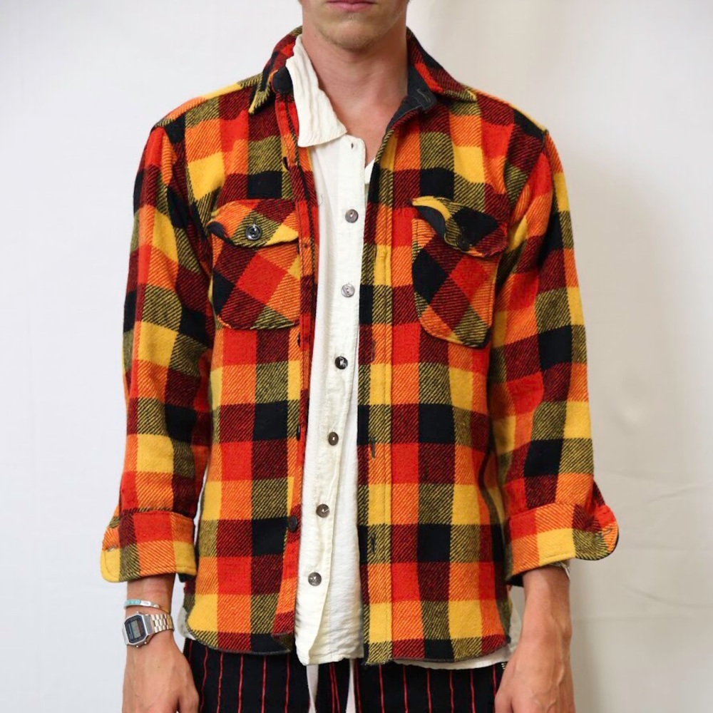 Vintage checkered flannel